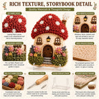 Final Day: Save 49% on the Whimsical Village 3D Fabric Poke Art Kit 🎄