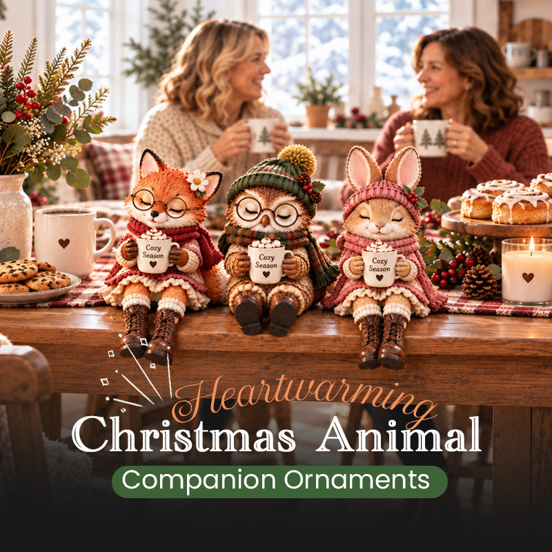 🎄Hjärtvärmande julgransdekorationer med djurkompisar🐾