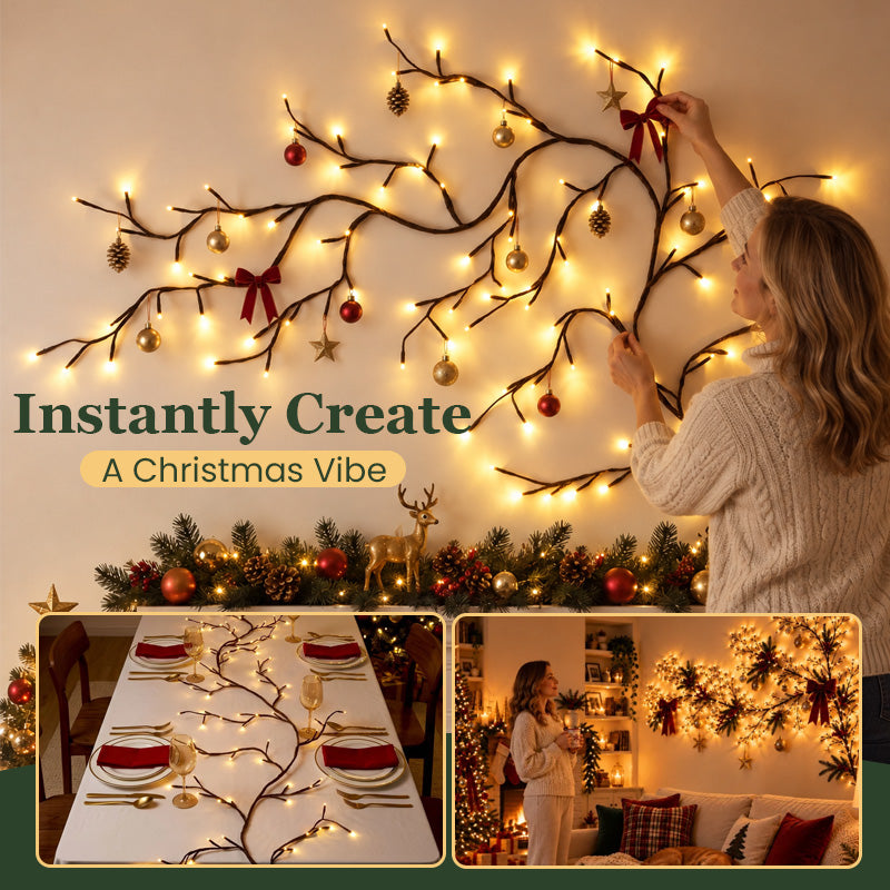 🎄✨Warm White LED Branch Light Decorative Night Light