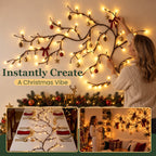 🎄✨Warm White LED Branch Light Decorative Night Light