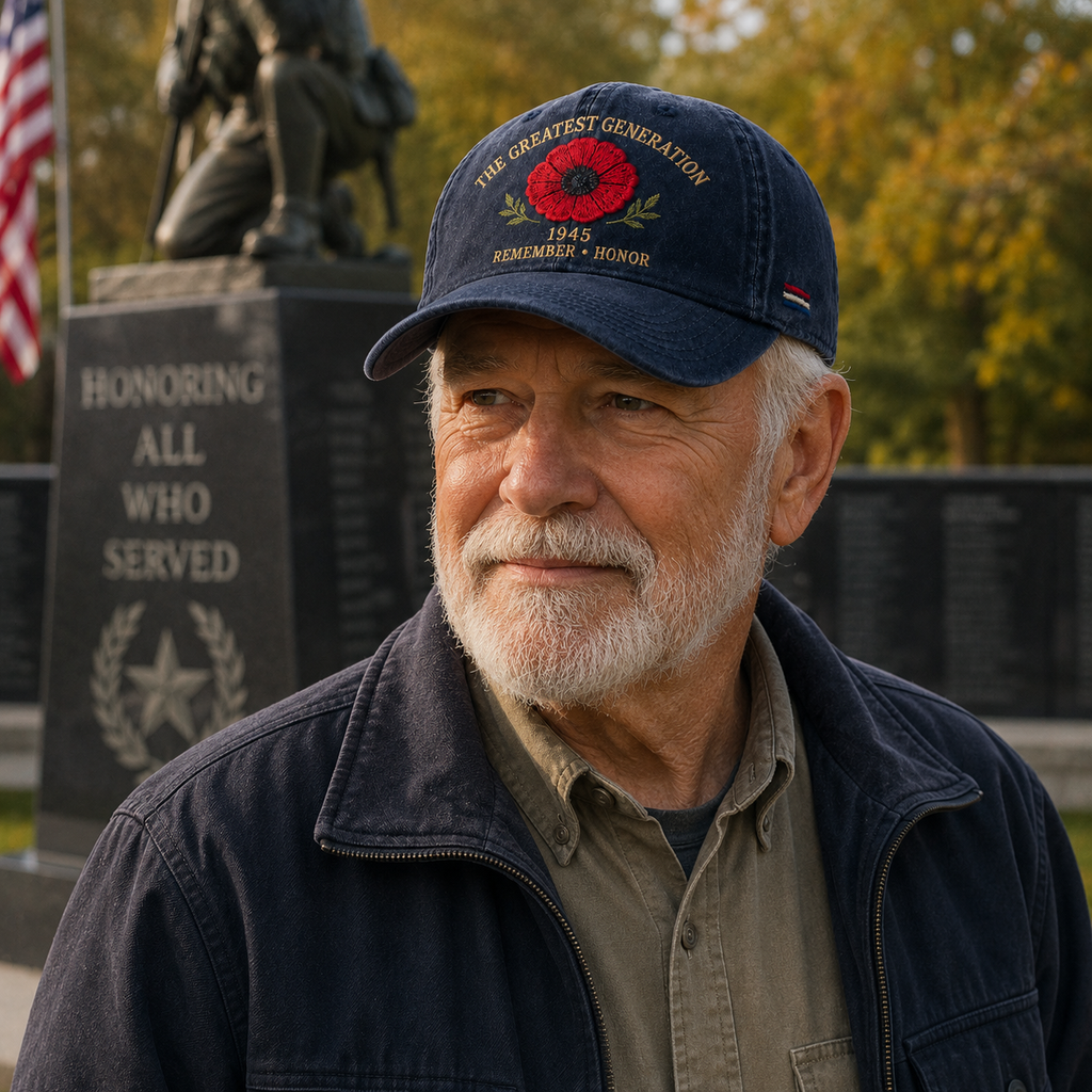 🎖️🌺 The Legacy of a Generation – Poppy Hat in Memory of 1945